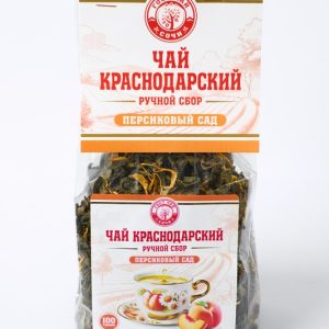Чай зеленый с персиком и ромашкой — изображение 1